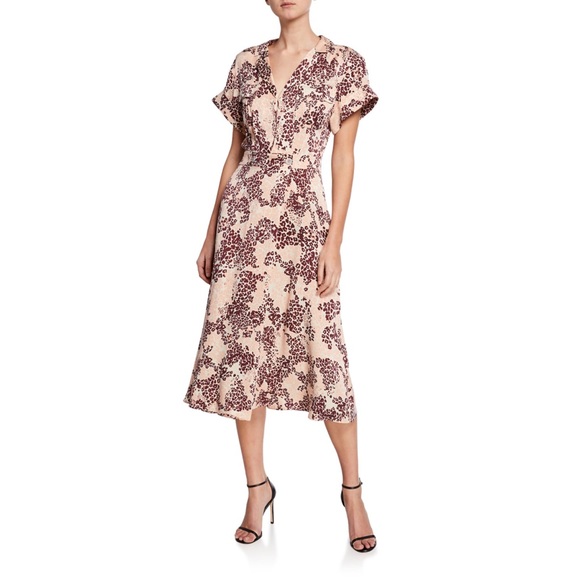 Equipment Orlenna Leopard Silk Blend Dress - Picture 3 of 7